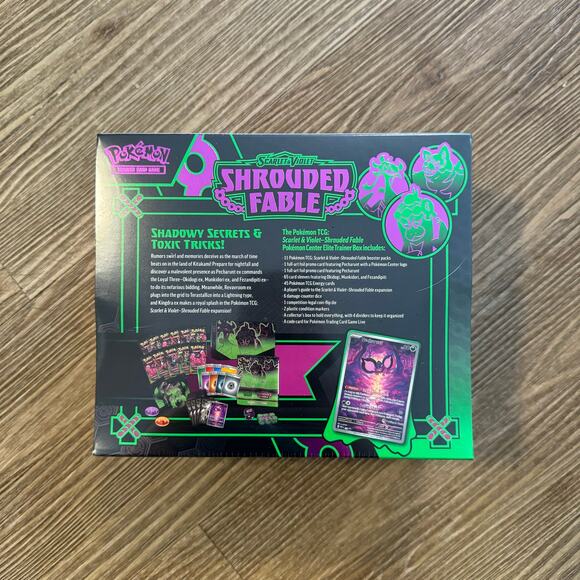 Pokemon - Shrouded Fables - Pokemon Center - ETB Elite Trainer Box - New - Picture 2 of 3